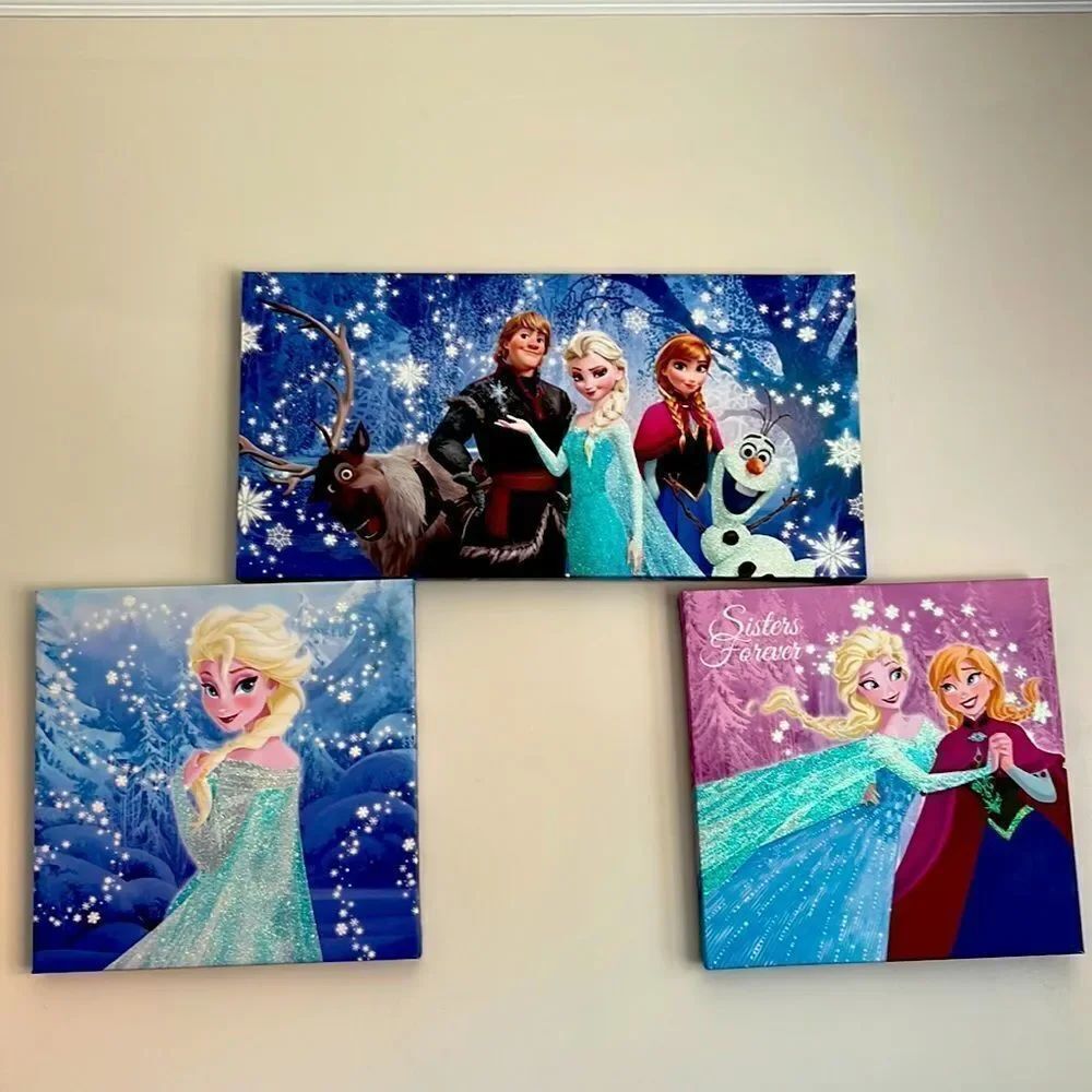 Disney frame pictures Elsa Anna sisters forever